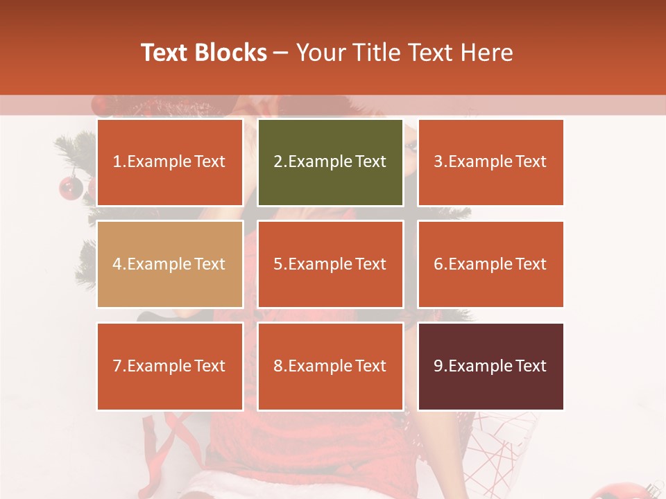 Santa Girl PowerPoint Template