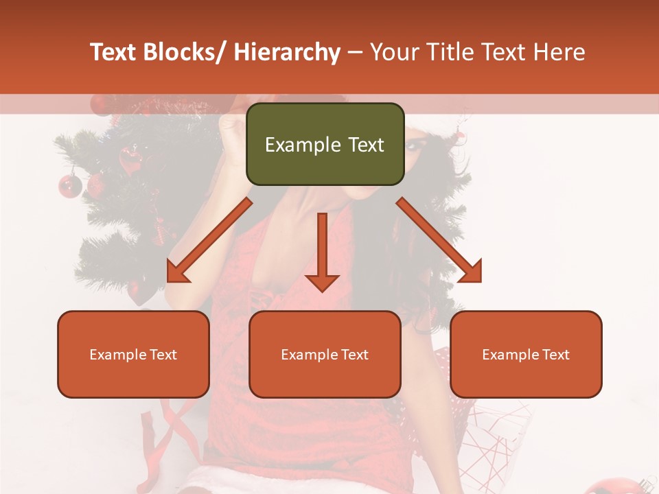 Santa Girl PowerPoint Template