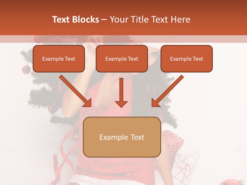 Santa Girl PowerPoint Template