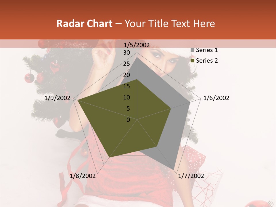 Santa Girl PowerPoint Template