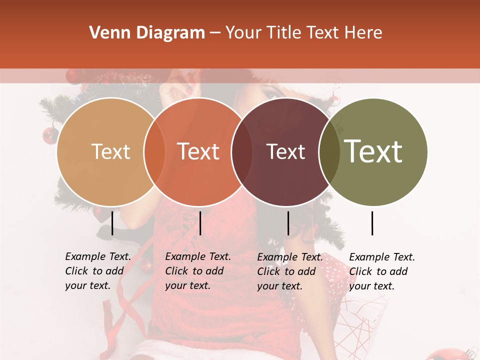 Santa Girl PowerPoint Template