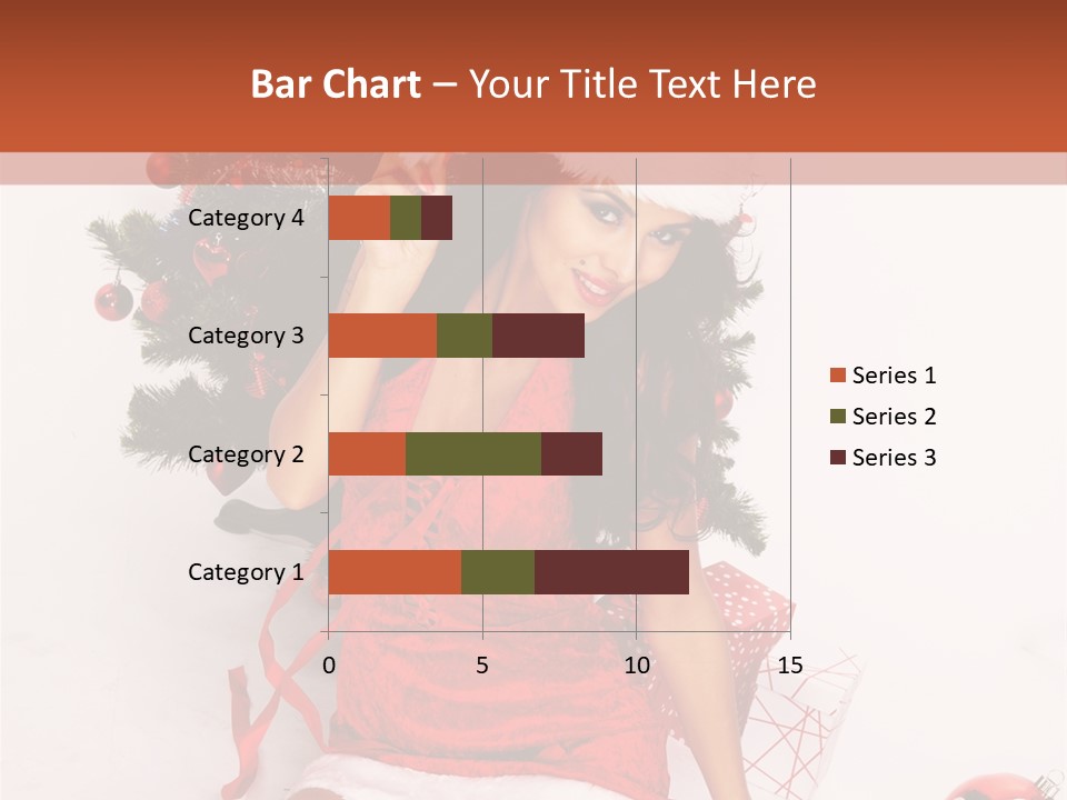 Santa Girl PowerPoint Template