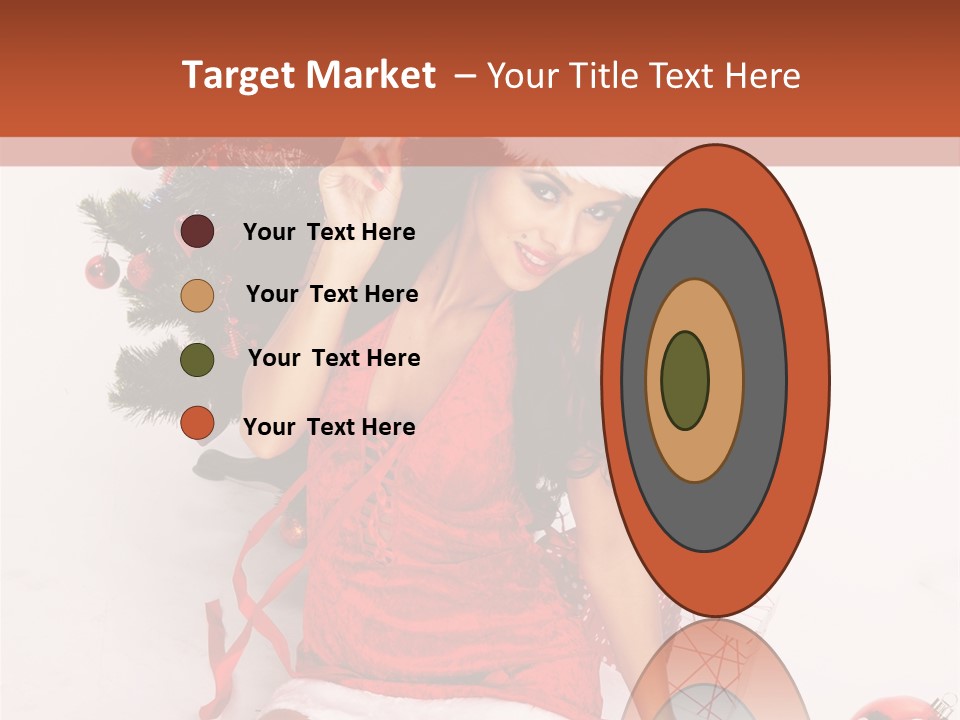 Santa Girl PowerPoint Template