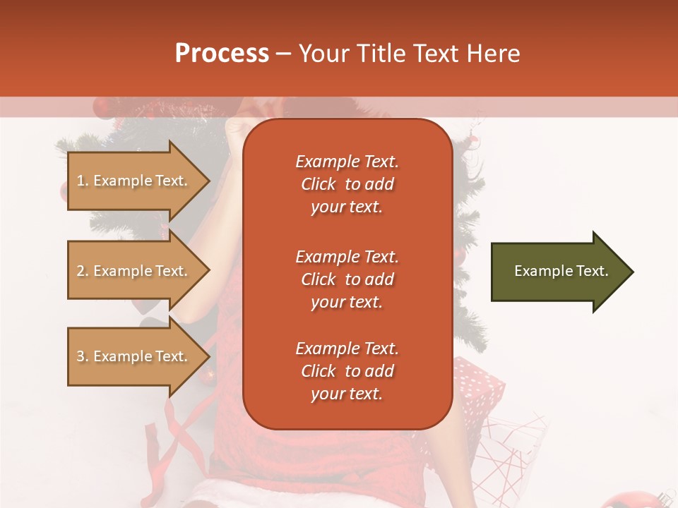 Santa Girl PowerPoint Template