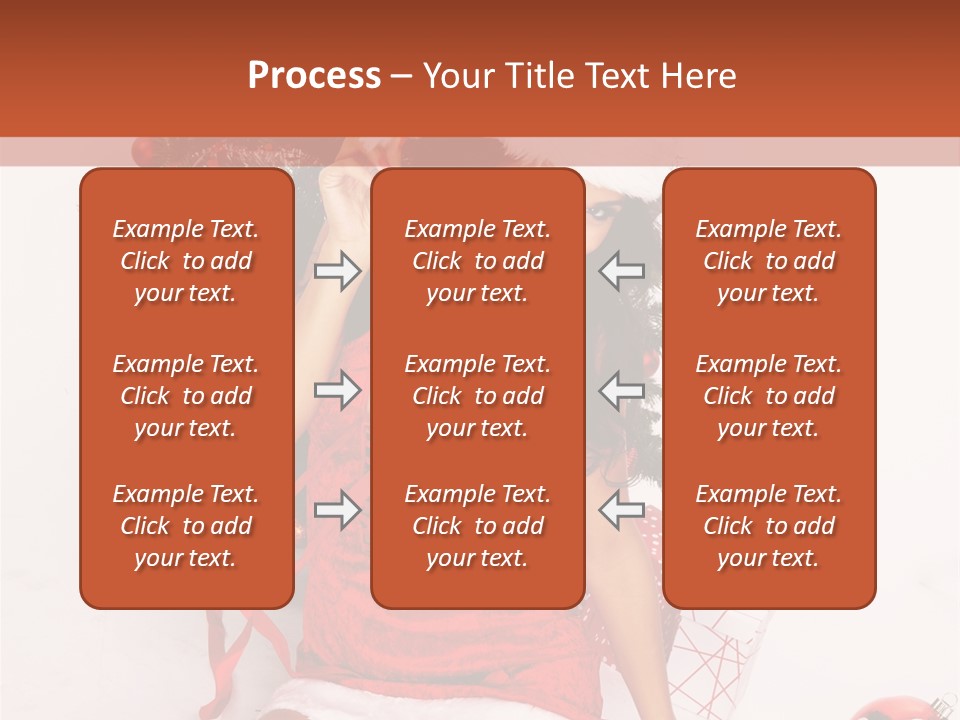 Santa Girl PowerPoint Template