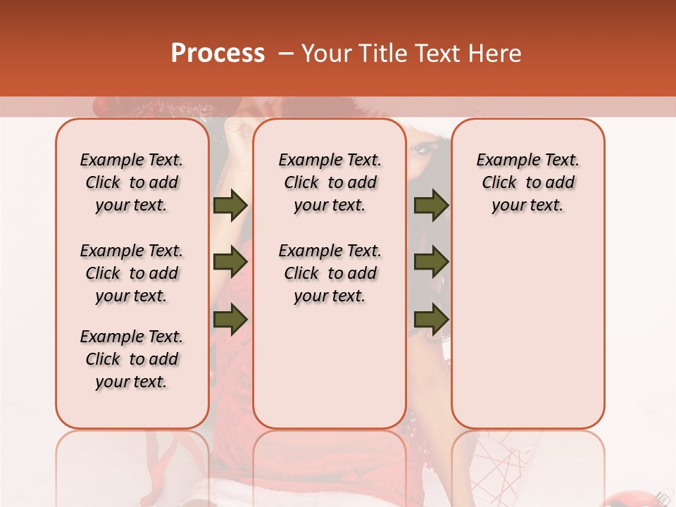 Santa Girl PowerPoint Template