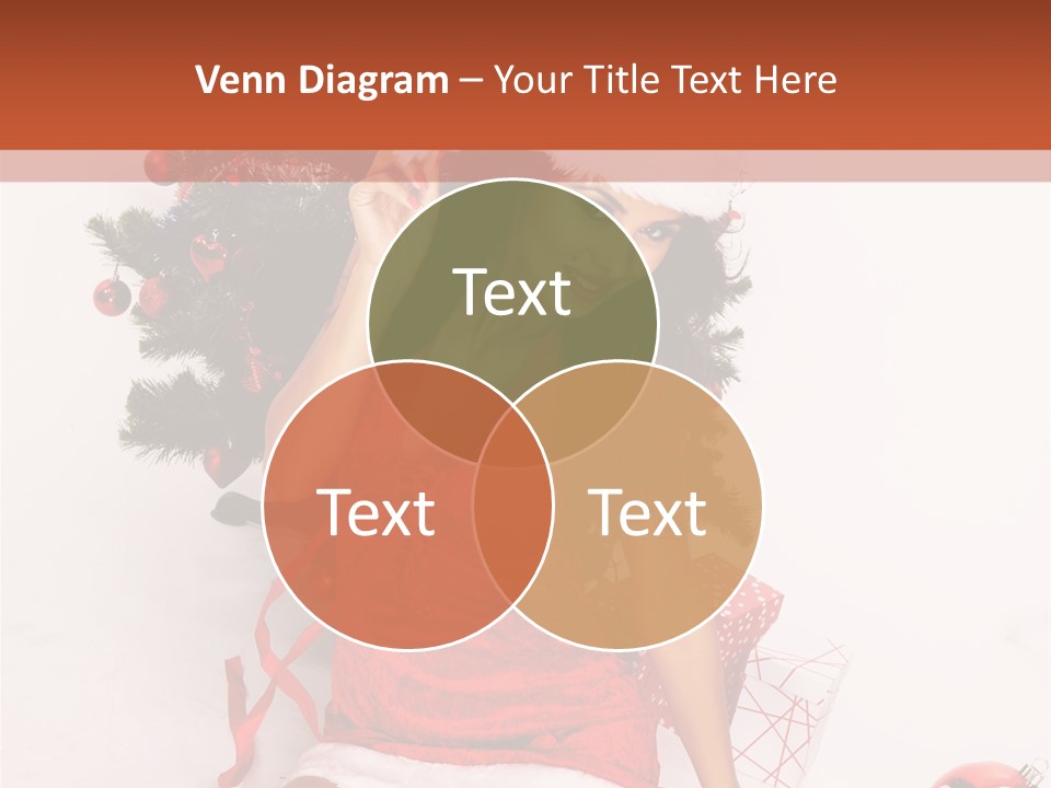 Santa Girl PowerPoint Template