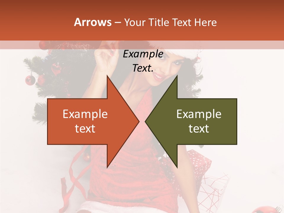 Santa Girl PowerPoint Template