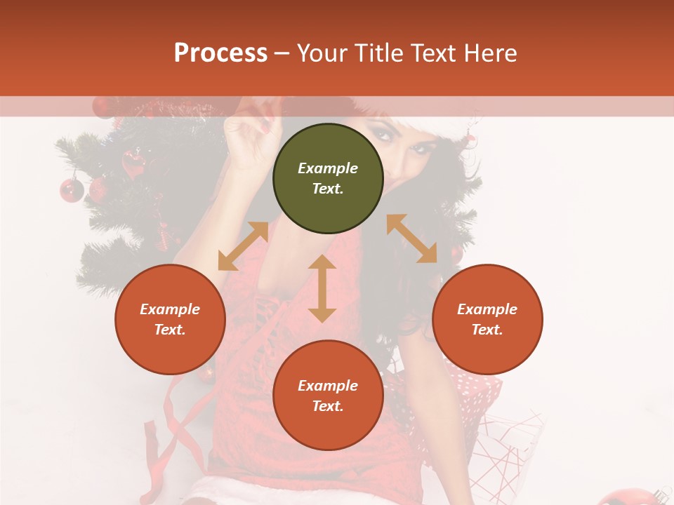 Santa Girl PowerPoint Template