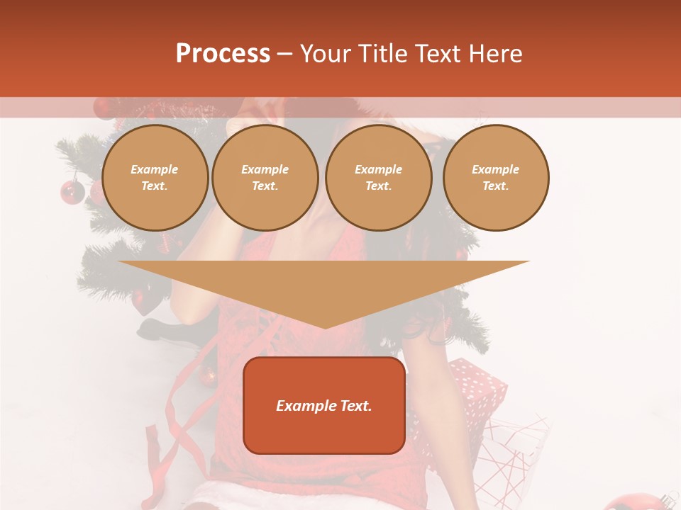 Santa Girl PowerPoint Template