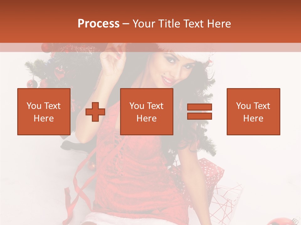Santa Girl PowerPoint Template