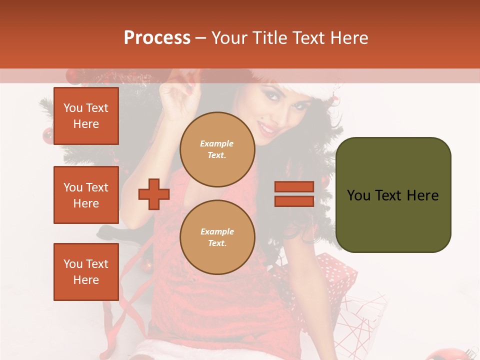 Santa Girl PowerPoint Template