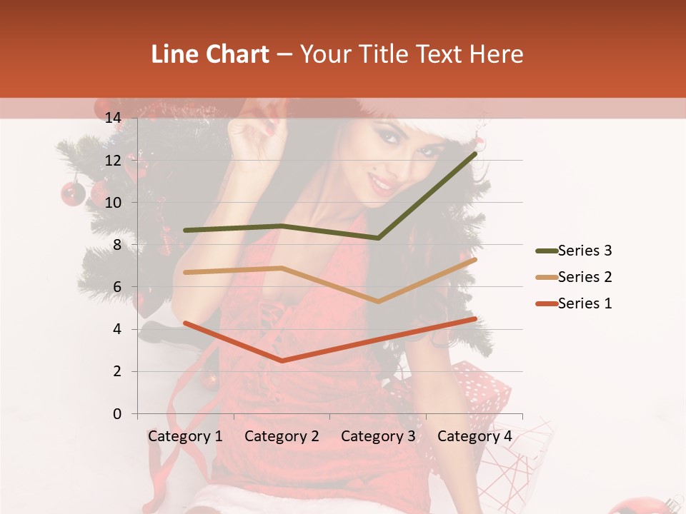 Santa Girl PowerPoint Template
