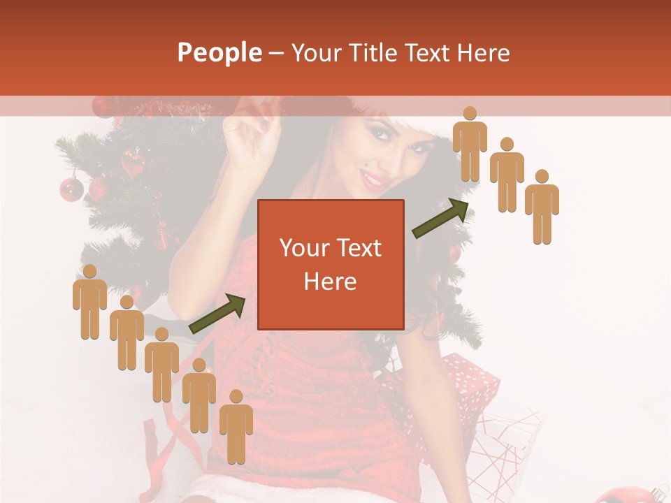 Santa Girl PowerPoint Template