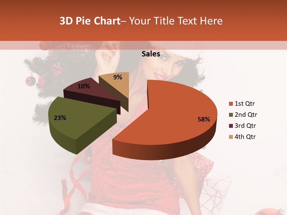 Santa Girl PowerPoint Template