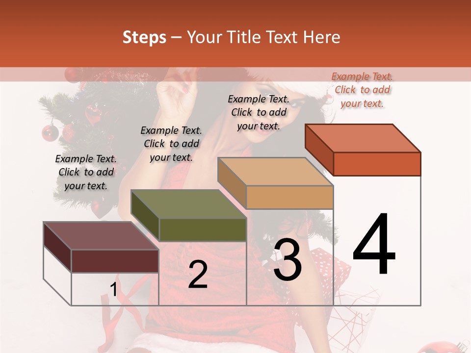 Santa Girl PowerPoint Template