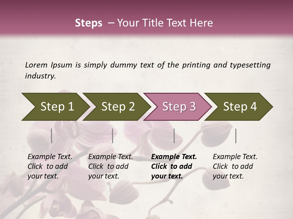 Phalaenopsis PowerPoint Template