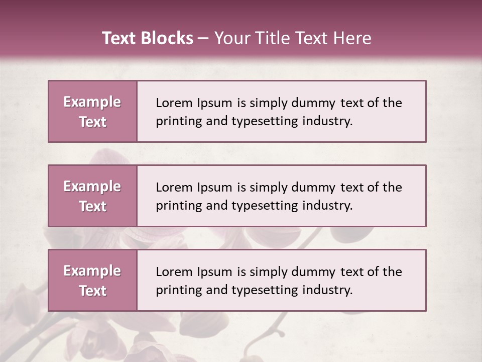 Phalaenopsis PowerPoint Template