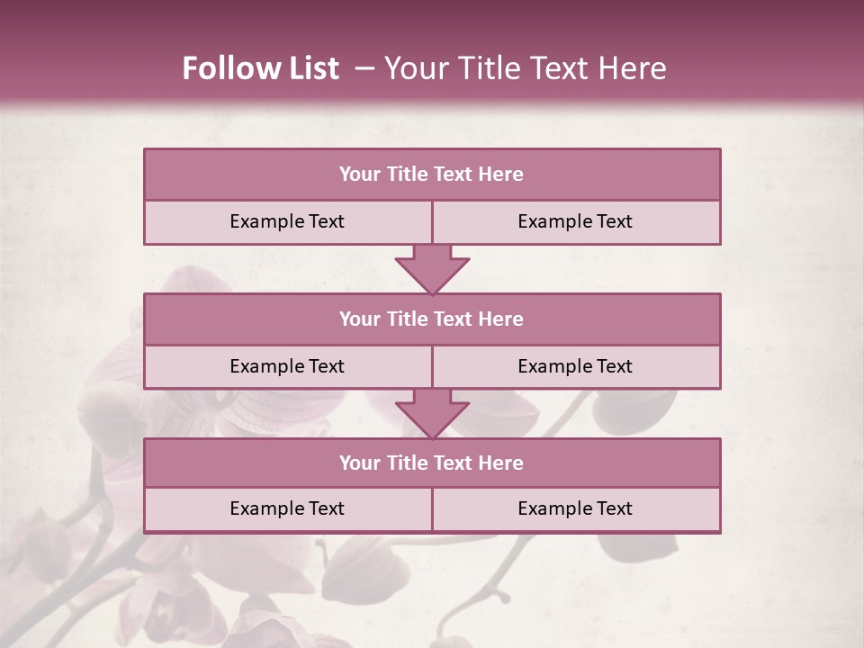 Phalaenopsis PowerPoint Template