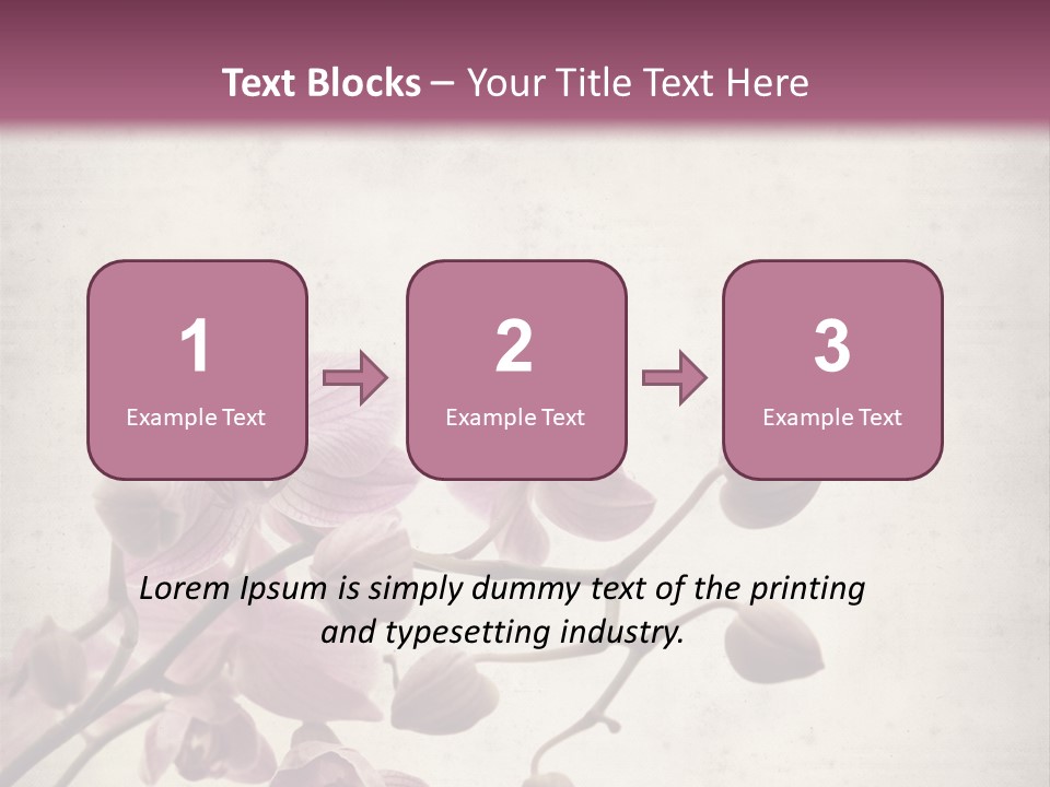 Phalaenopsis PowerPoint Template