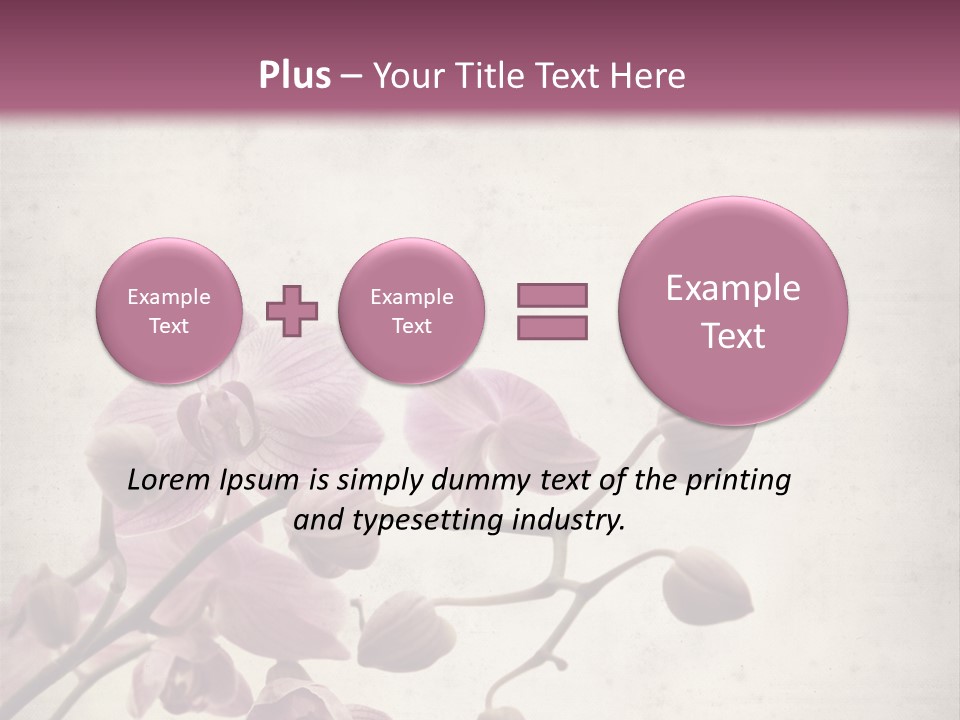 Phalaenopsis PowerPoint Template
