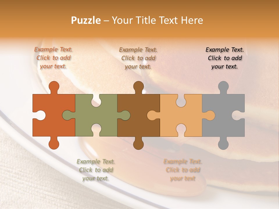 Syrup Pancake Flapjacks PowerPoint Template
