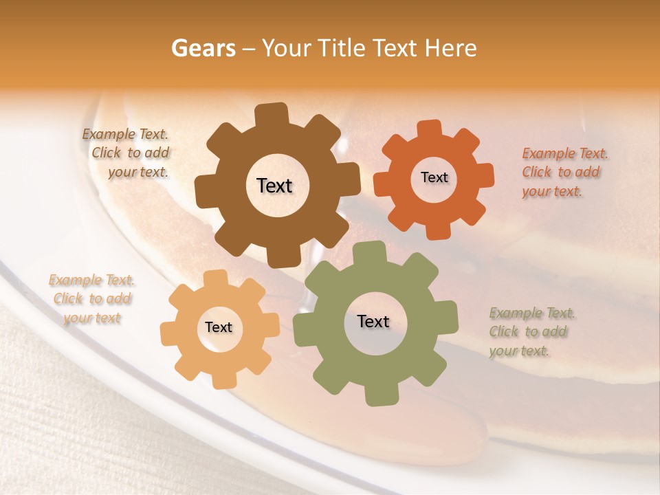Syrup Pancake Flapjacks PowerPoint Template