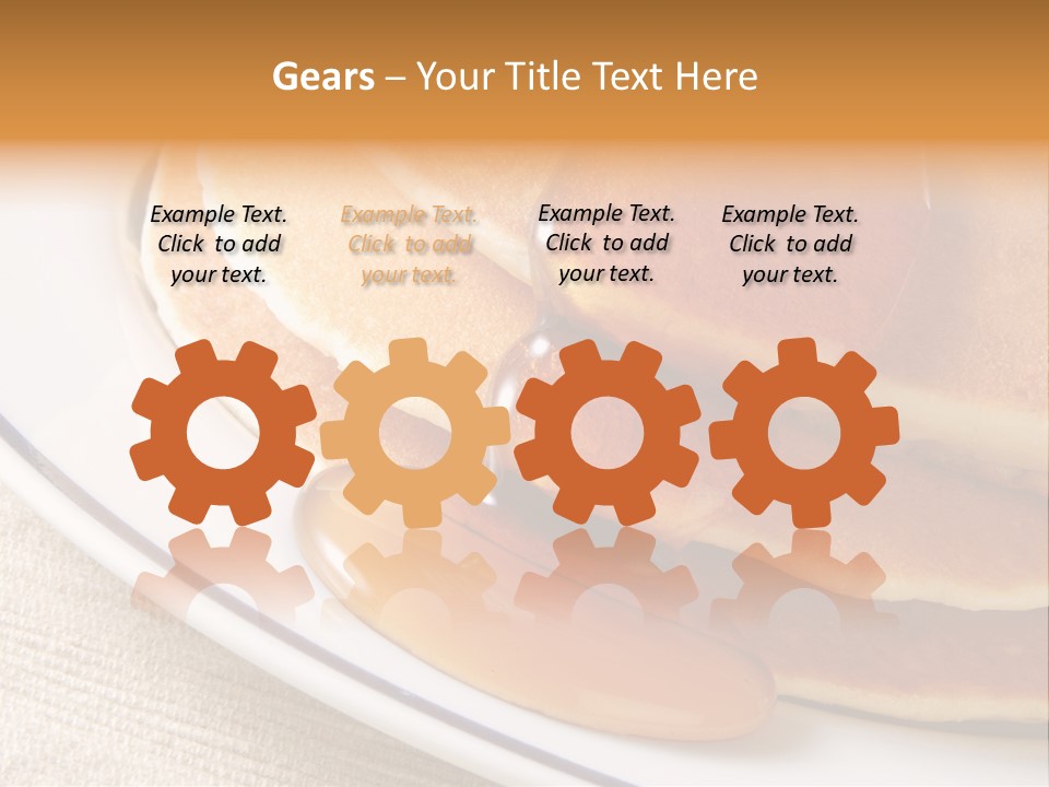 Syrup Pancake Flapjacks PowerPoint Template