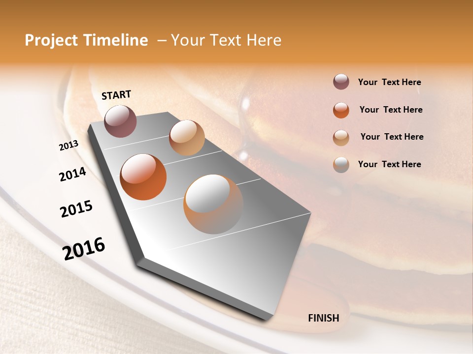 Syrup Pancake Flapjacks PowerPoint Template