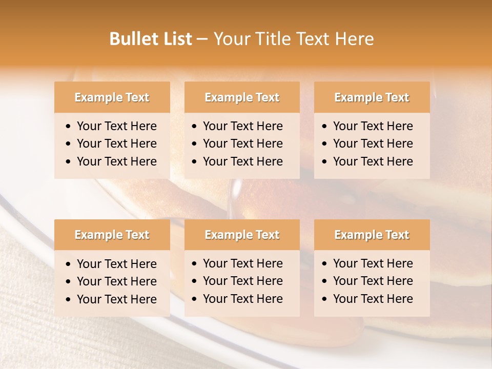 Syrup Pancake Flapjacks PowerPoint Template