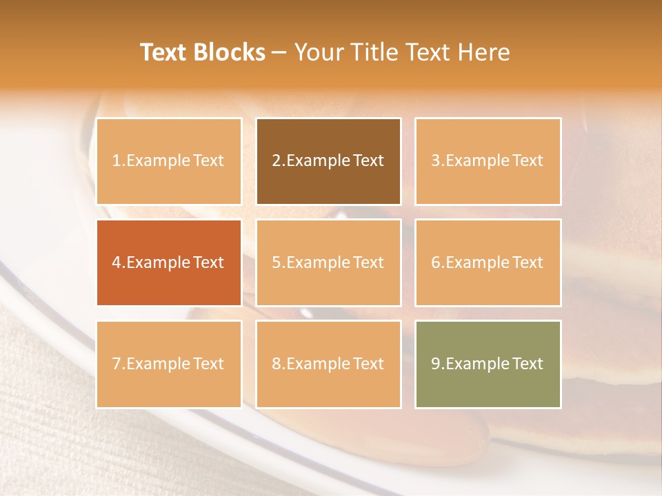 Syrup Pancake Flapjacks PowerPoint Template