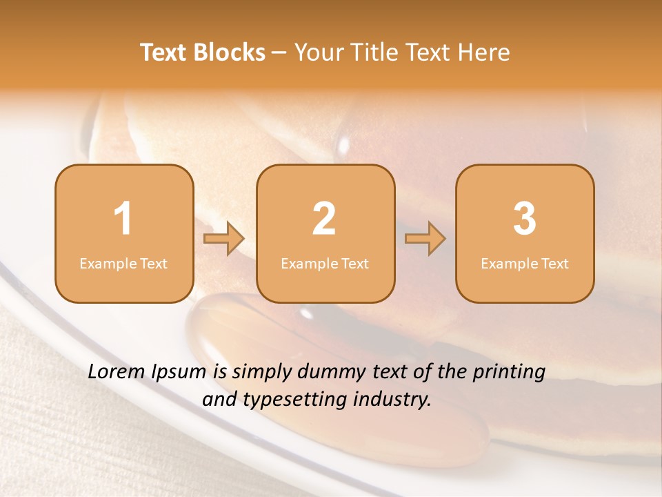 Syrup Pancake Flapjacks PowerPoint Template