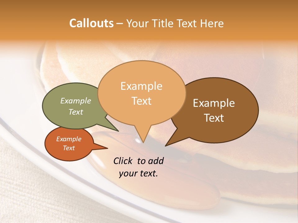 Syrup Pancake Flapjacks PowerPoint Template