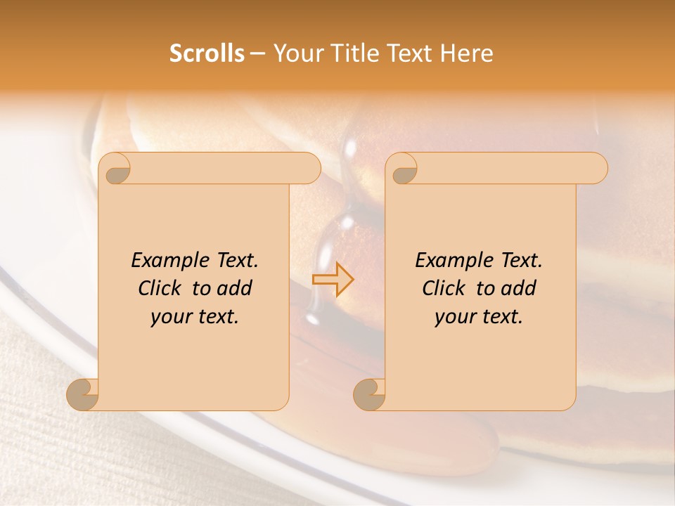 Syrup Pancake Flapjacks PowerPoint Template