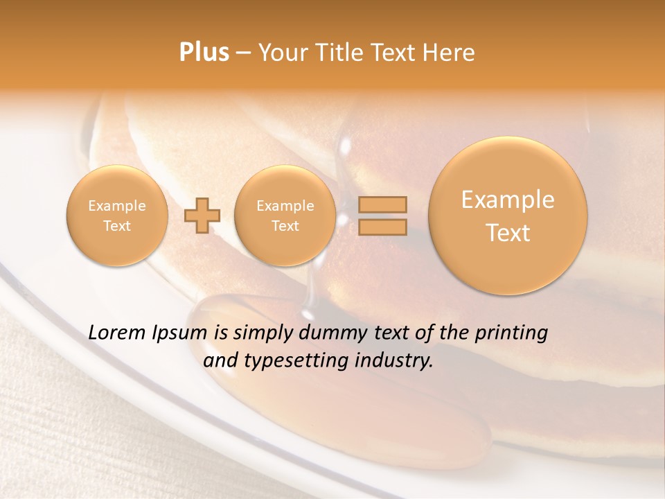 Syrup Pancake Flapjacks PowerPoint Template