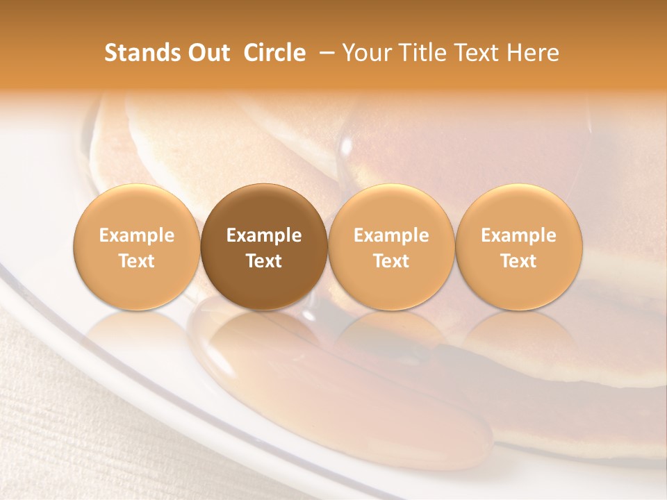 Syrup Pancake Flapjacks PowerPoint Template