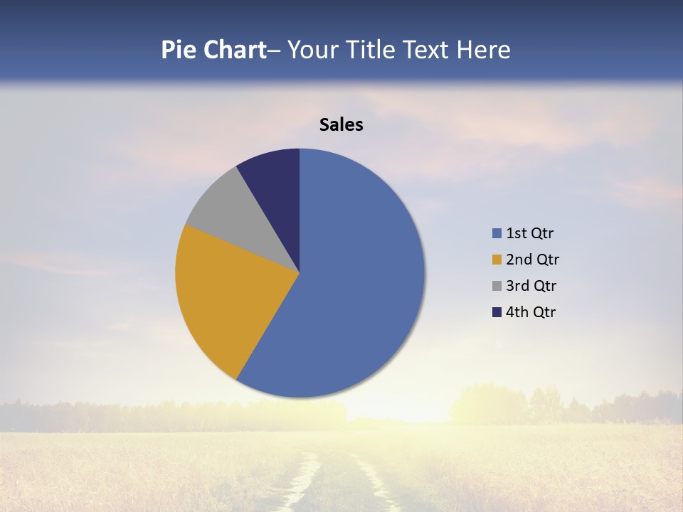 Area Road Corn PowerPoint Template