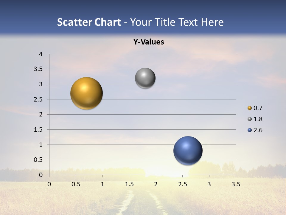 Area Road Corn PowerPoint Template