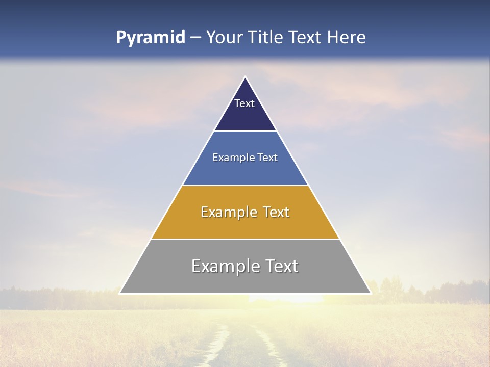 Area Road Corn PowerPoint Template