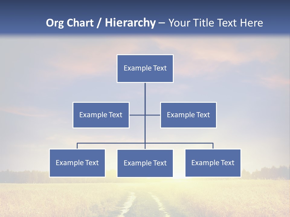 Area Road Corn PowerPoint Template