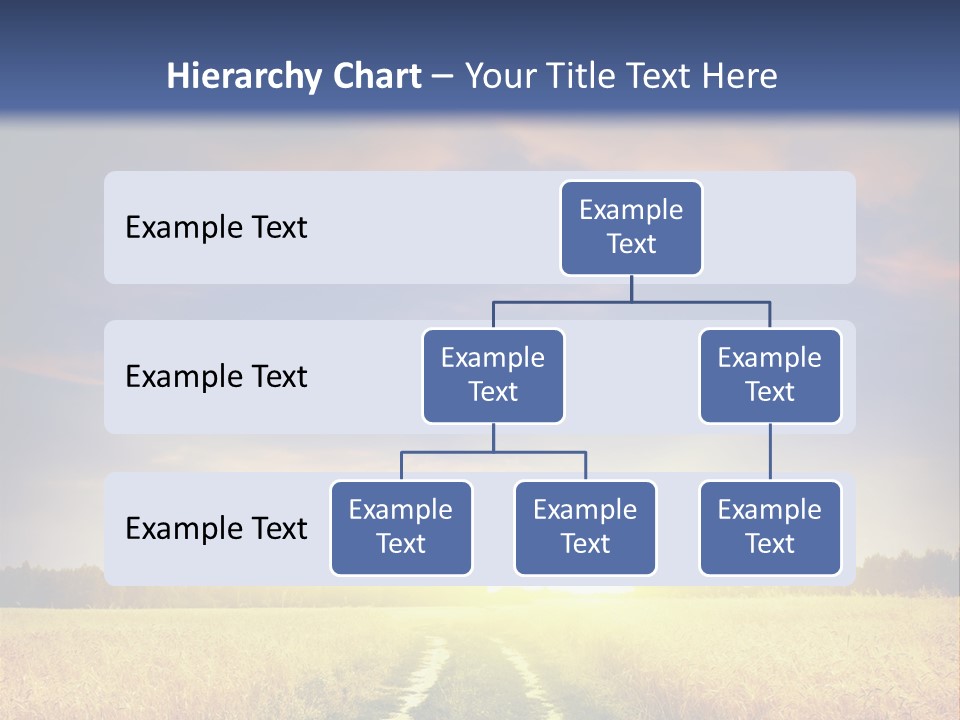 Area Road Corn PowerPoint Template