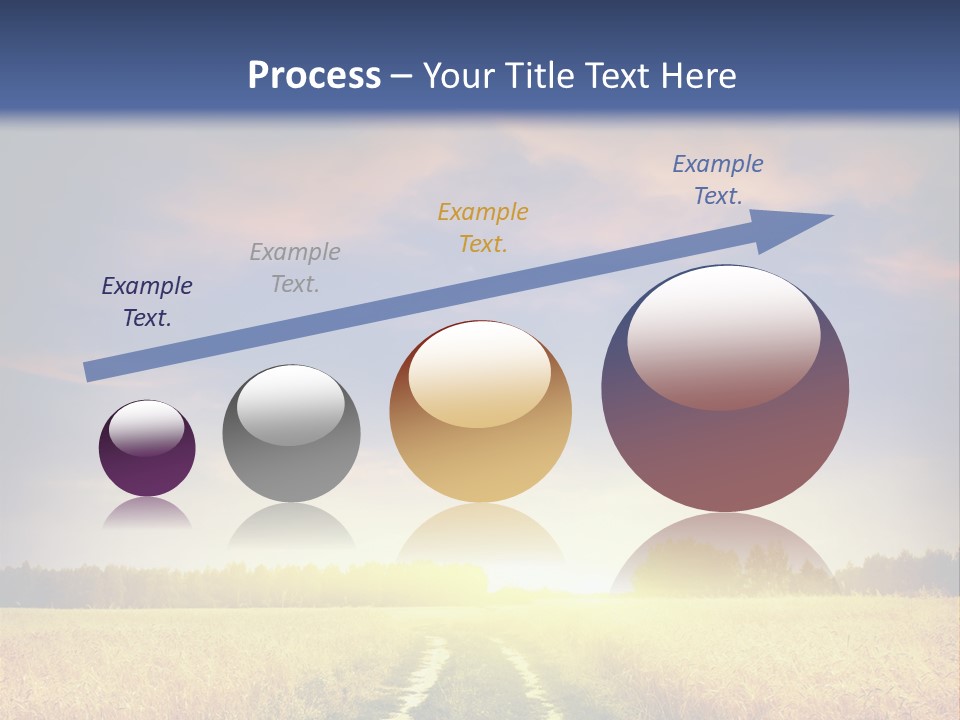 Area Road Corn PowerPoint Template