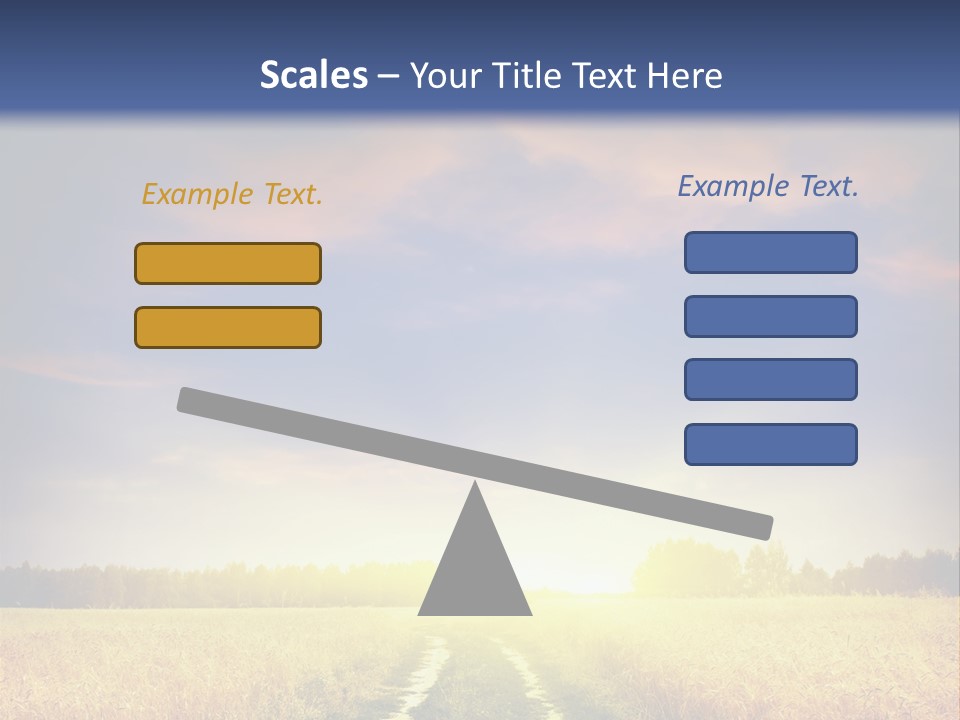 Area Road Corn PowerPoint Template