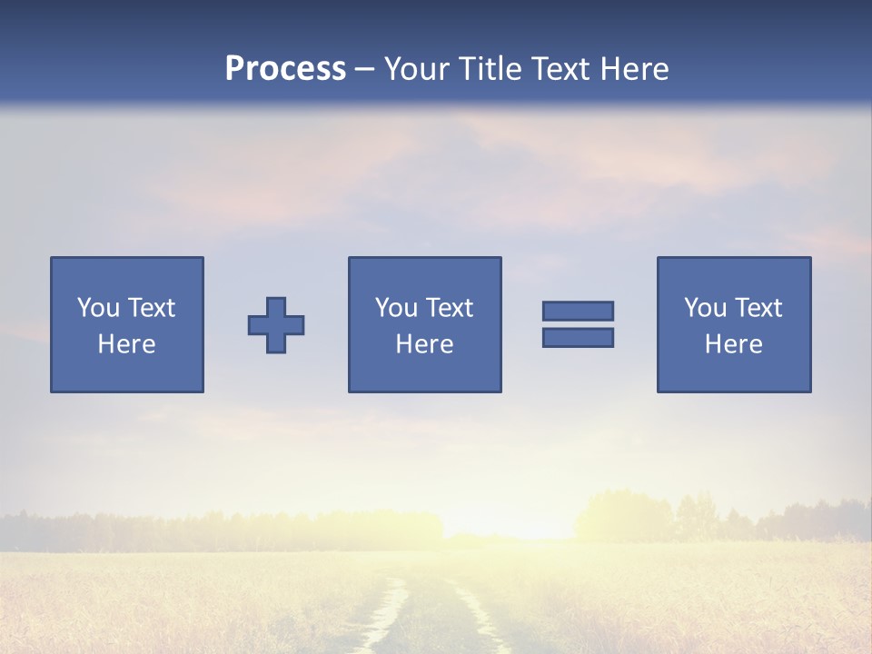 Area Road Corn PowerPoint Template