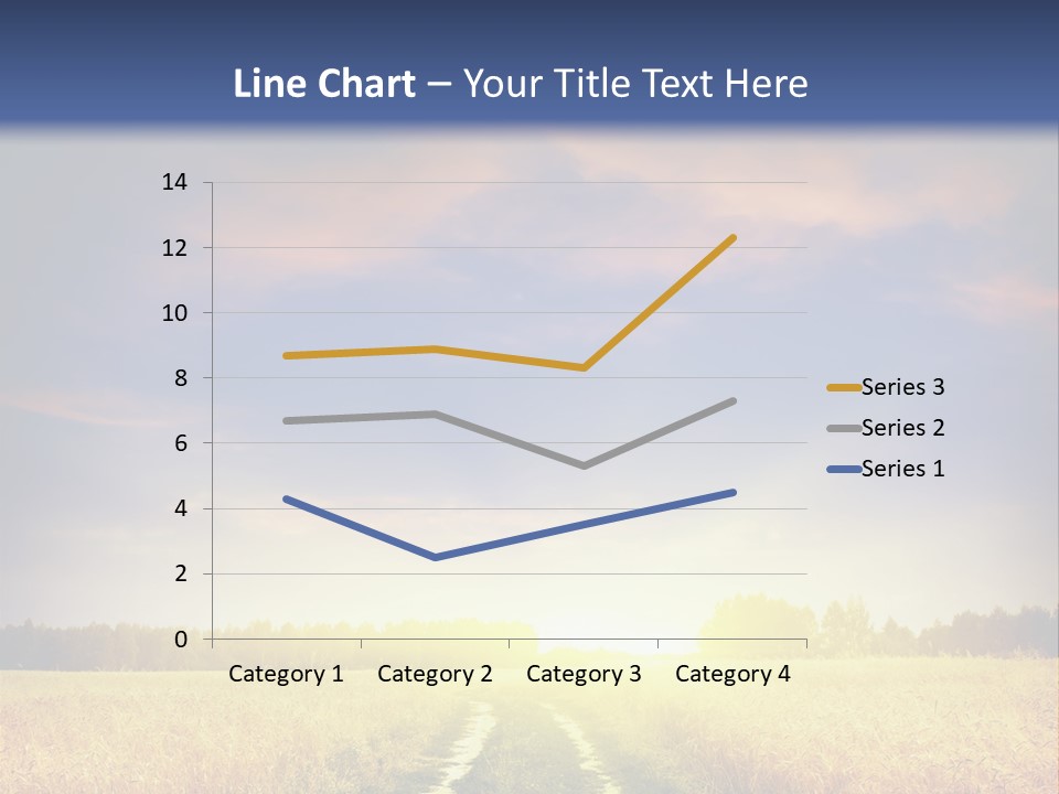 Area Road Corn PowerPoint Template