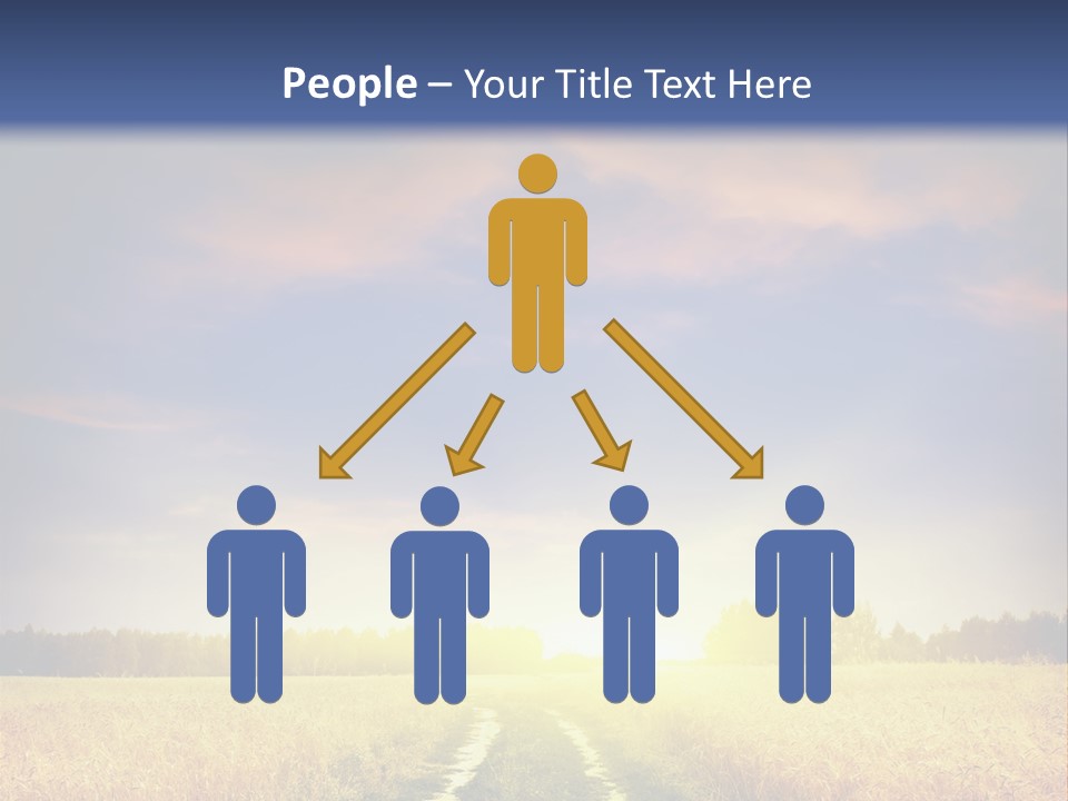 Area Road Corn PowerPoint Template