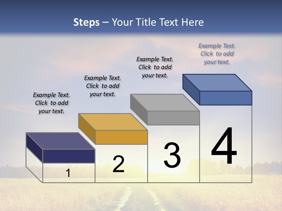 Area Road Corn PowerPoint Template