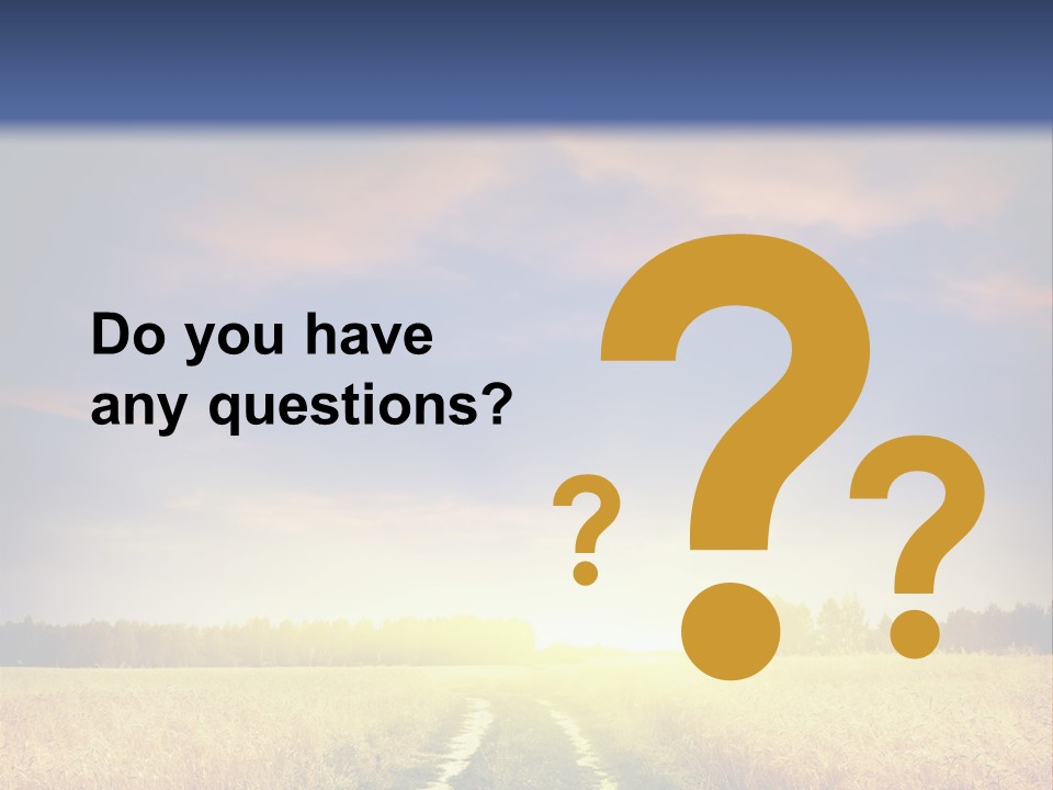 Area Road Corn PowerPoint Template