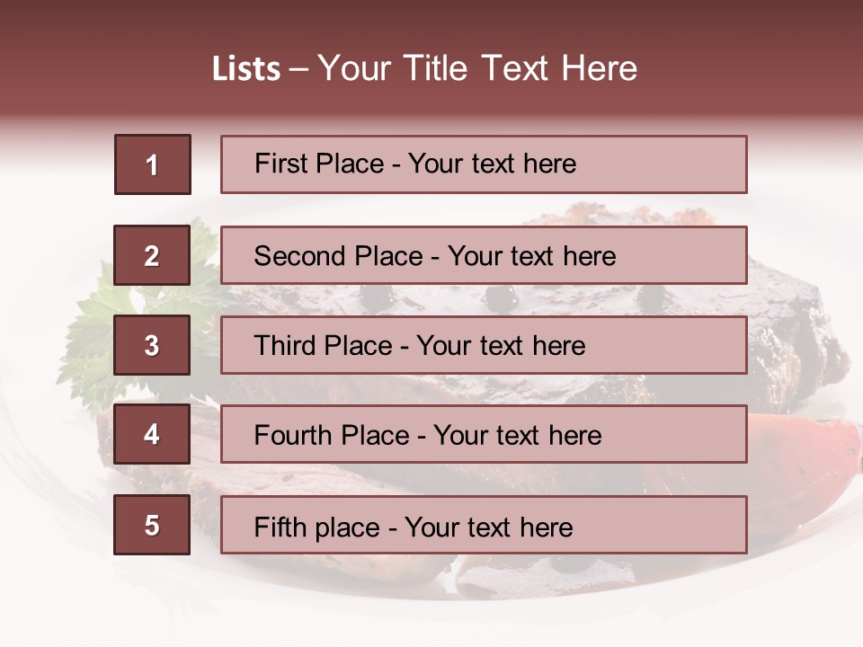 Beef PowerPoint Template