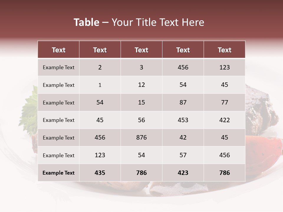 Beef PowerPoint Template